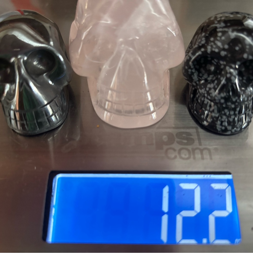 Rock Skull Skeleton Crystal gemstone set (3) - Picture 13 of 13